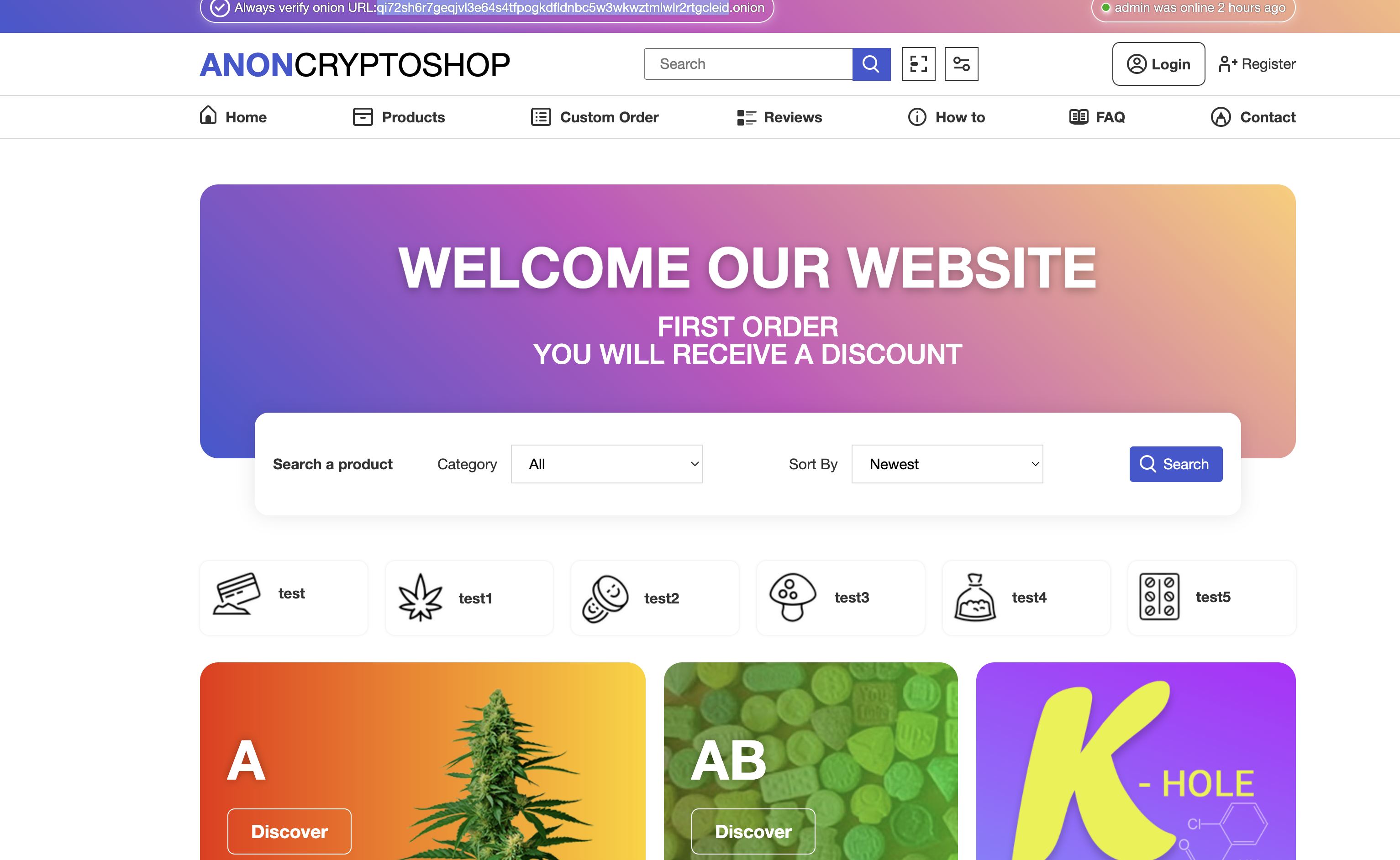 AnonCryptoShop: E-Commerce Platform for Secure Crypto Payments on Tor