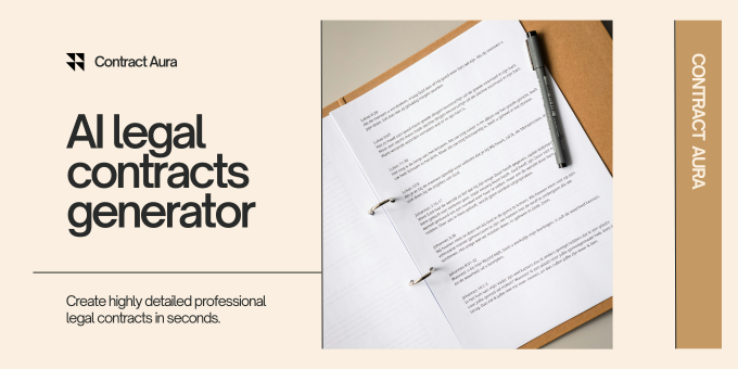 Contract Aura | Generate legal contracts using AI